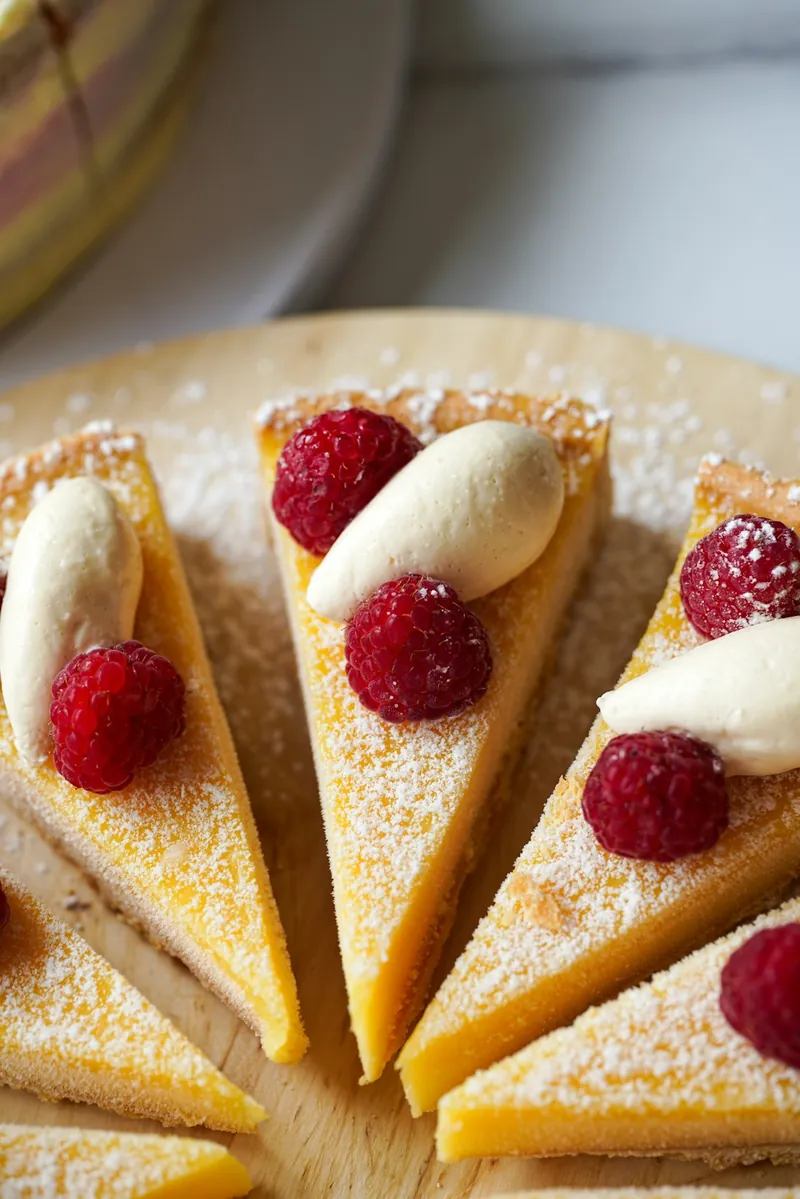 Tarta de Limón y Frambuesa